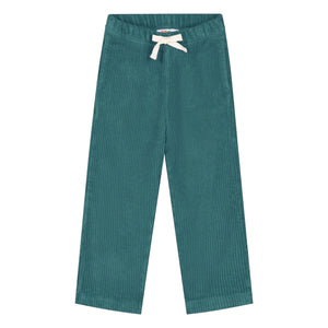 Yuki - Beau Samt-Hose aus Bio-Baumwolle | Petrolblau