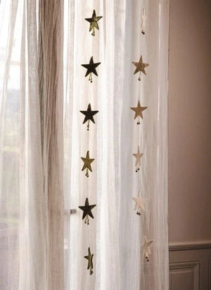 Muskhane - „Shooting Stars“ Filz-Dekokette | Ecru