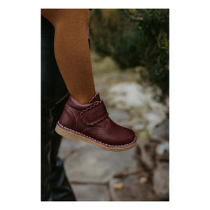 Petit Nord - Gestreifte Kämme-Stiefel | Bordeaux