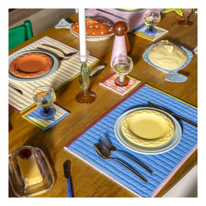 &Klevering - Dikişli kapitone Amerikan servisleri - 4'lü set