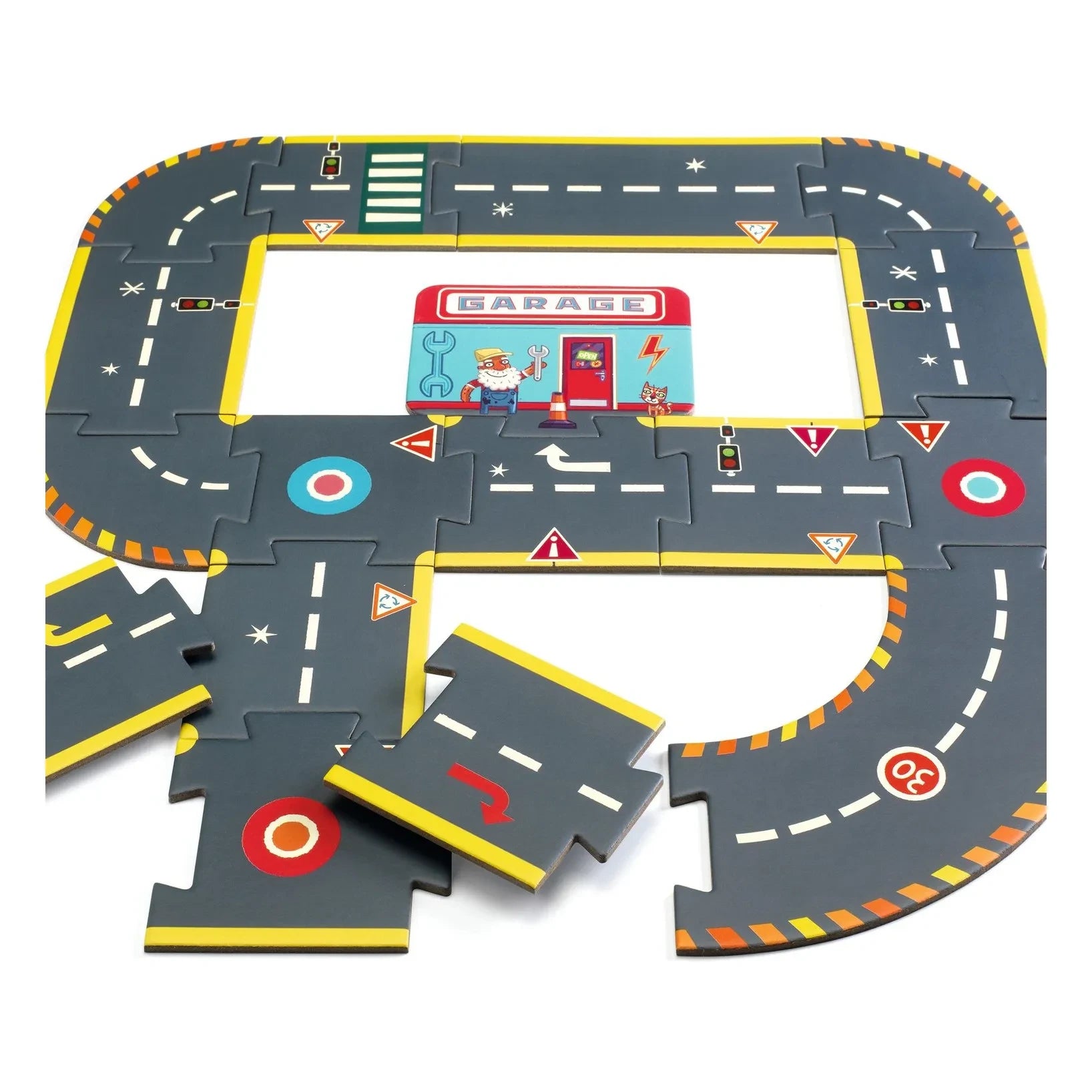 Djeco - Crazy Motors - Yapboz Pisti