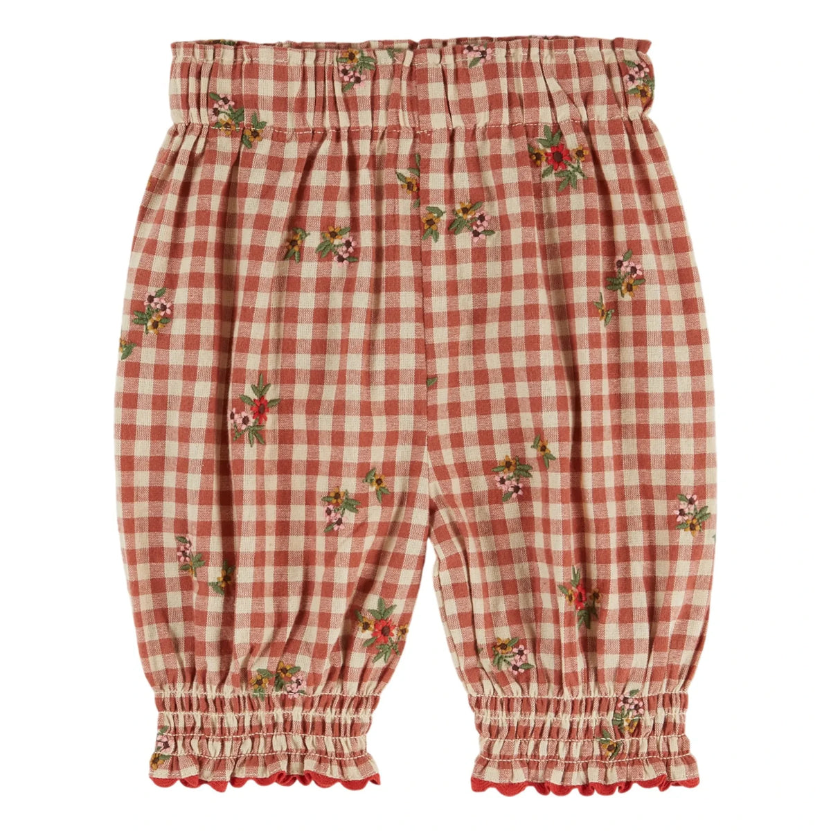 Emile et Ida - Pantalón Harem Vichy | Rojo