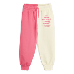 Mini Rodini - Bölmeli Jogger Organik Pamuk | Pembe