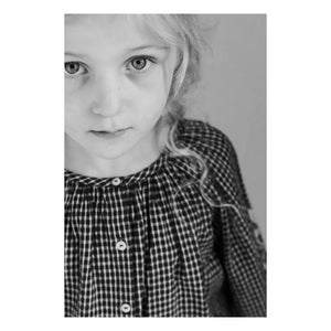 Jenest - Coco Carreaux embroidered blouse | Burgundy