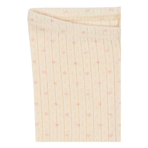 Konges Sløjd - Mallas de algodón orgánico Minnie Hearts | Crudo