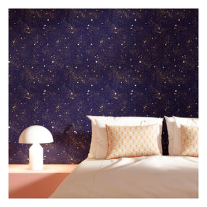 Season Paper - Constellation Tapete | Nachtblau