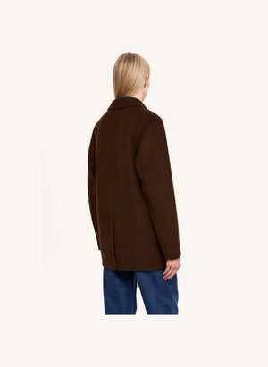Vanessa Bruno - Marc Reversible Wool Jacket | Chocolate