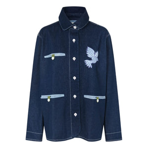 Lollys Laundry - Chaqueta de algodón Edda | Azul marino