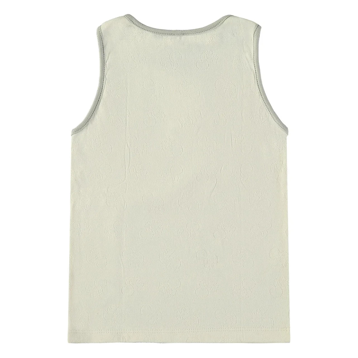 Risu Risu - Bio-Baumwoll-Ringer-Top | Ecru