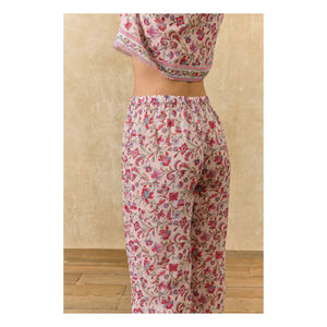 Louise Misha - Louka organik pamuk pijama | Pembe