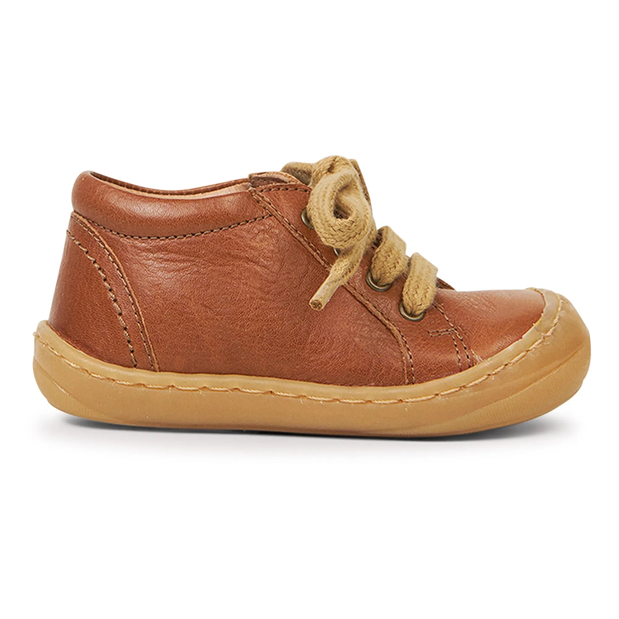 Petit Nord - Günlük Bağcıklı Sneaker | Konyak