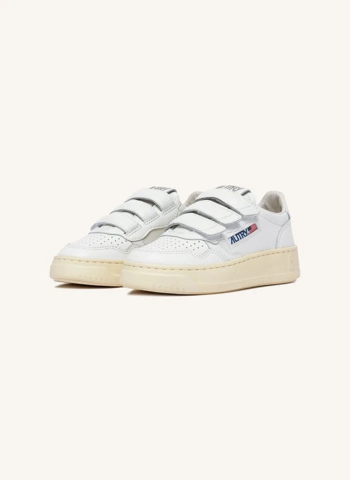 Autry - Kidstripes Düşük Deri Sneakerlar | Beyaz