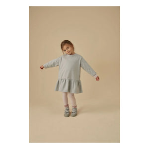 Gray Label - Vestido de algodón orgánico | Gris