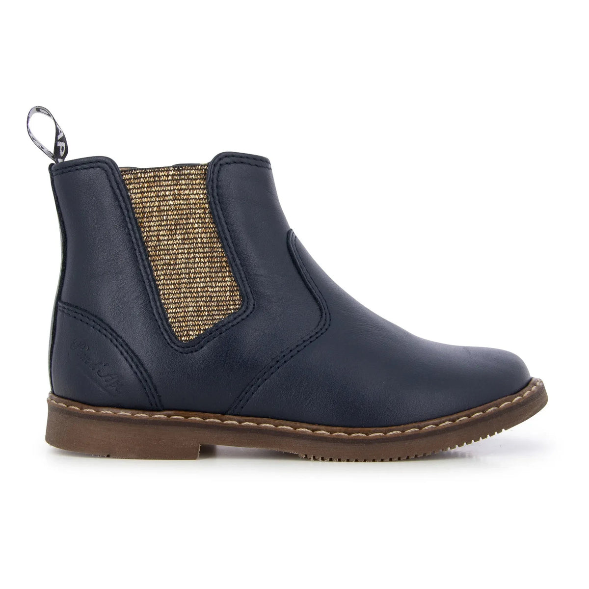 Pom d'Api - City Jod Botines Chelsea con Cremallera | Azul marino