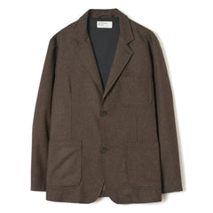Universal Works - Baumwollblazer | Dunkelbraun