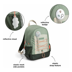 Done by deer - Junior Trails backpack | Dark green
