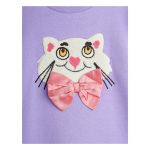 Mini Rodini - Bio-Baumwoll Katzenkleid | Lila