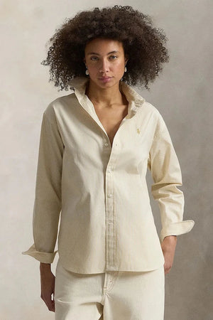 Polo Ralph Lauren Camisa de algodón para mujer