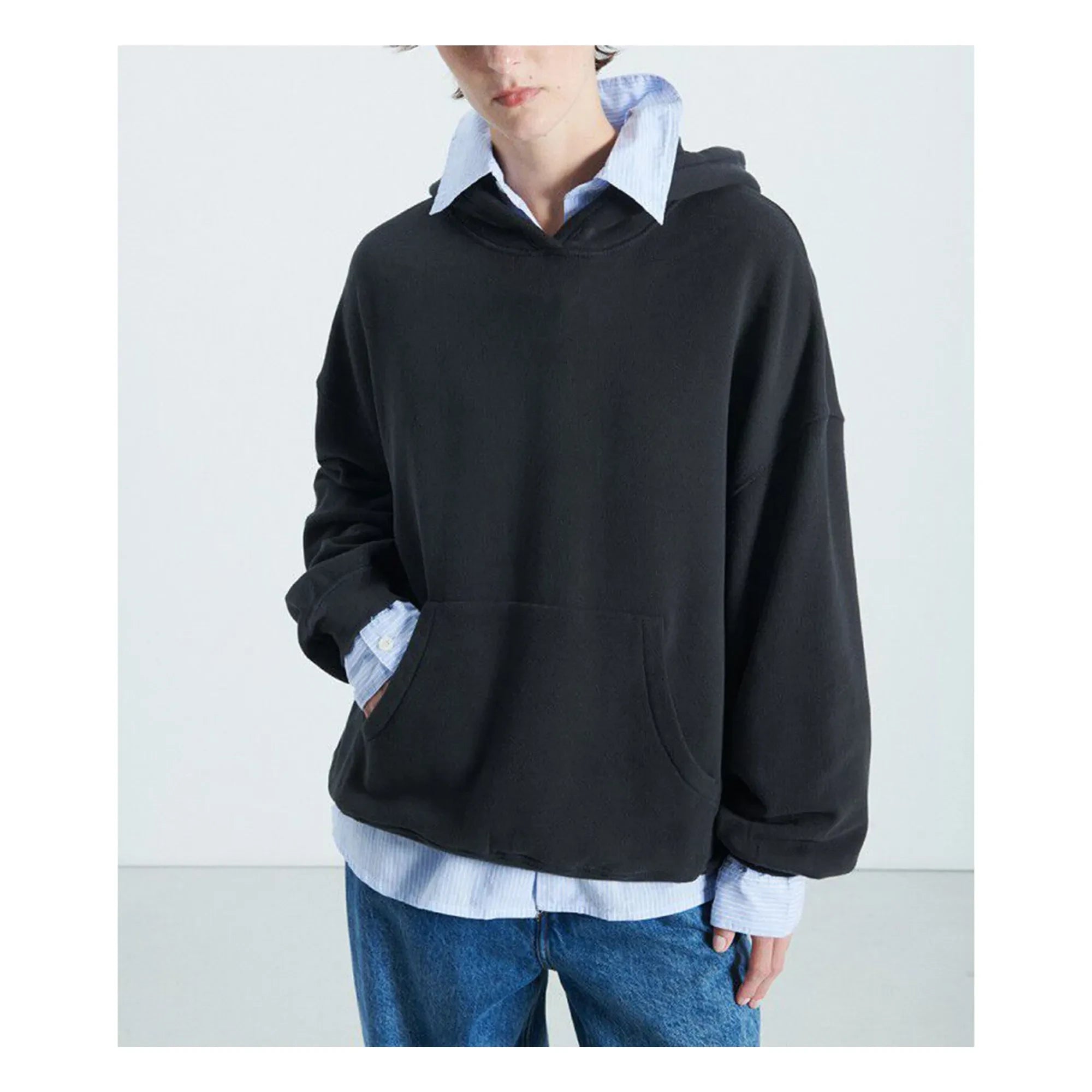 American Vintage - Atubay Kapüşonlu Sweatshirt | Siyah