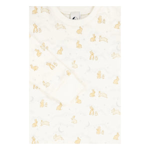 Sleepy Doe - Organic Cotton Bunny Pajamas | Off-White