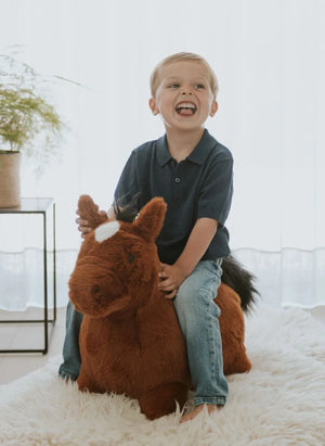 Wild & Soft - Zıplayan At | Kahverengi