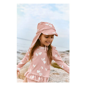 Liewood - Dagny Coeurs UV-Schutz-T-Shirt und Hose aus recycelter Faser | Rosa