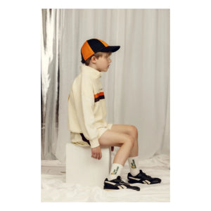 Mini Rodini - Alien City organik pamuklu terry sweatshirt | Ecru