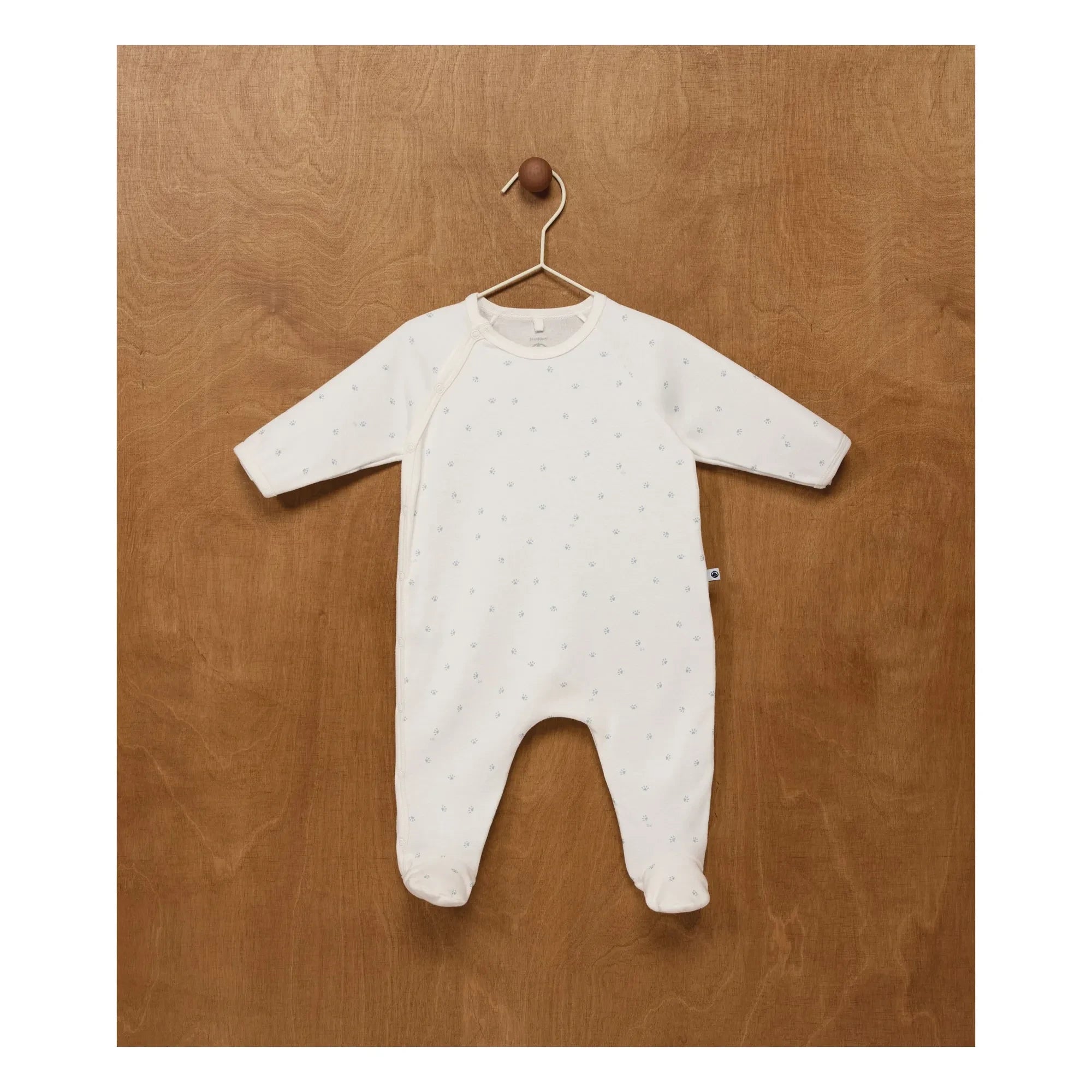 Petit Bateau - Pyjamas Dors Bien Pati Organik Pamuk | Beyaz