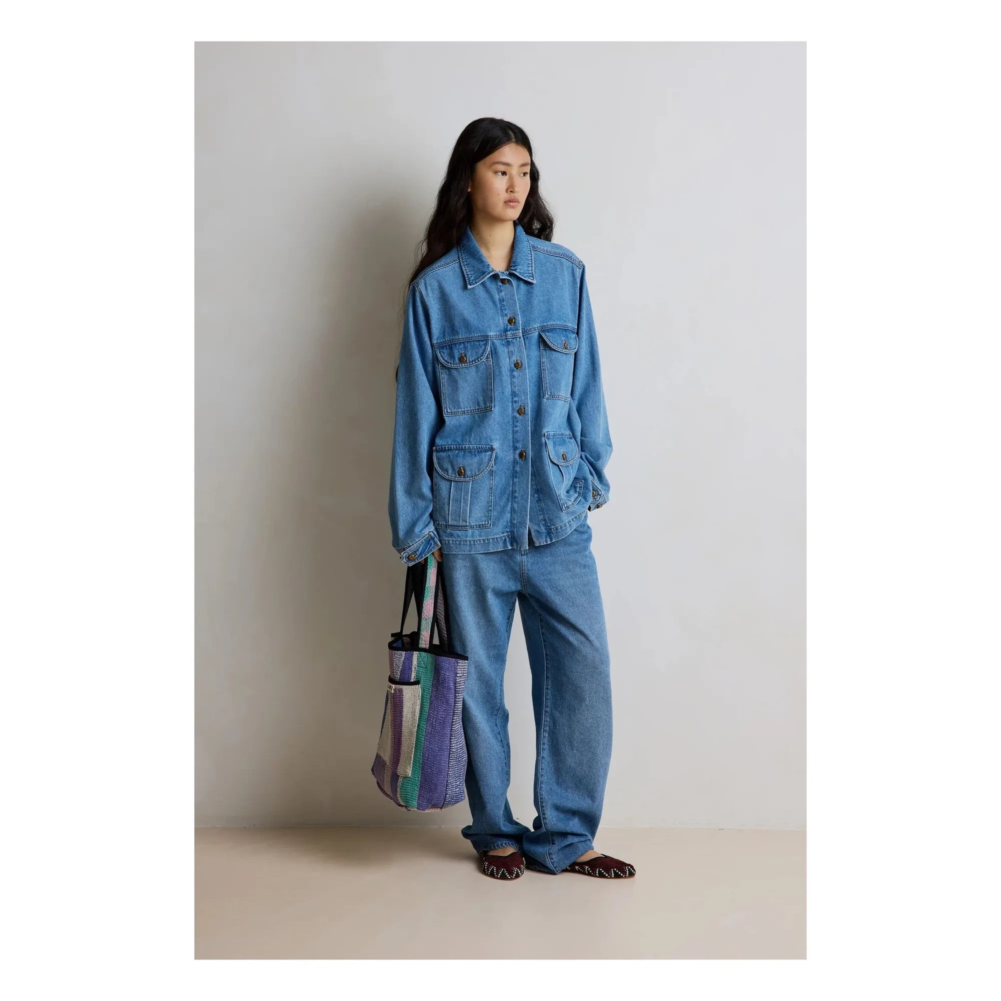 Hod - Elly Denim Sahara Ceket | Mavi
