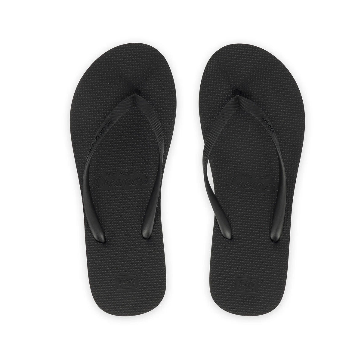 Legami - Size 40/41 Slim Black Flip Flops