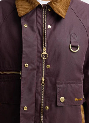 Barbour - Cottingham Yağlı Pamuk Ceket | Bordo