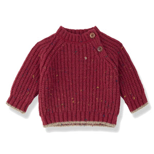 1+ in the family - Maligne Wollpullover | Rot