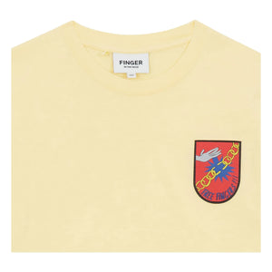 Pan comido - Camiseta King de algodón orgánico | Amarillo limón