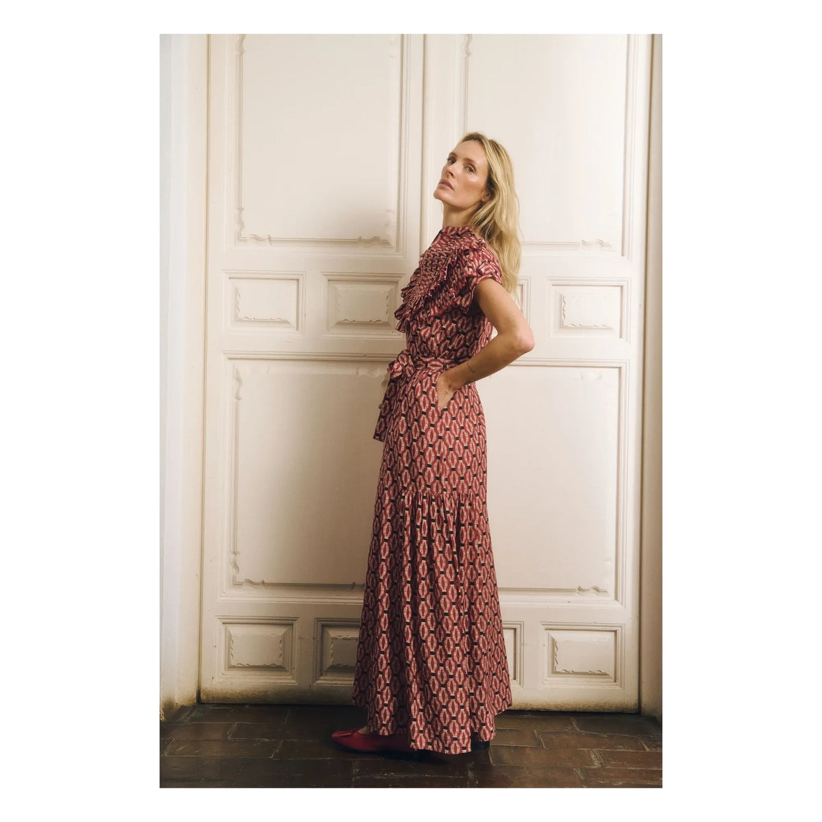 Maria de la Orden - Daytona Baumwollkleid | Rot