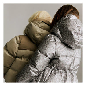 Wheat - Mads Recycled Fiber Puffer Jacket | Beige