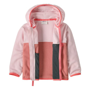 Patagonia - Micro D Snap-T Geri Dönüştürülmüş Elyaf Polar Bebek Ceketi | Pembe