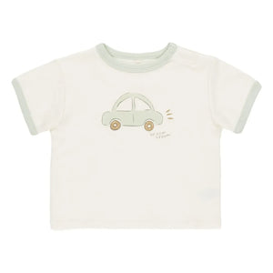 Quincy Mae - Car Ringer T-Shirt | Elfenbein