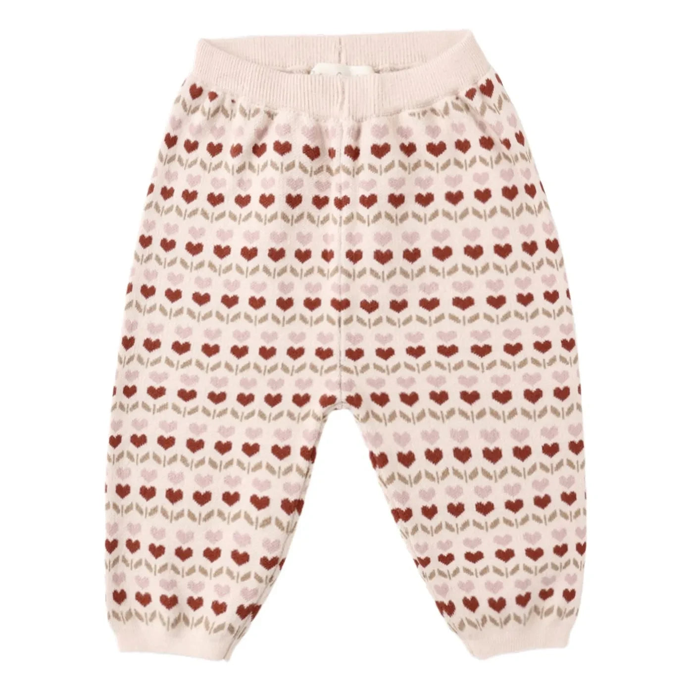 Rylee + Cru - Ruby Hearts Maille pantolon | Toz pembe
