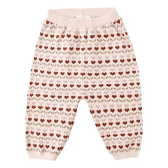 Rylee + Cru - Ruby Hearts Maille pantolon | Toz pembe