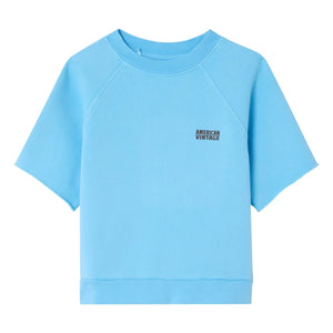 American Vintage - Izubird Sleeveless Sweatshirt | Light Blue