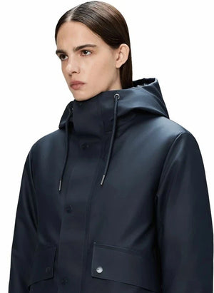 Rains - Nome Kısa Parka Mont W3T3 | Lacivert