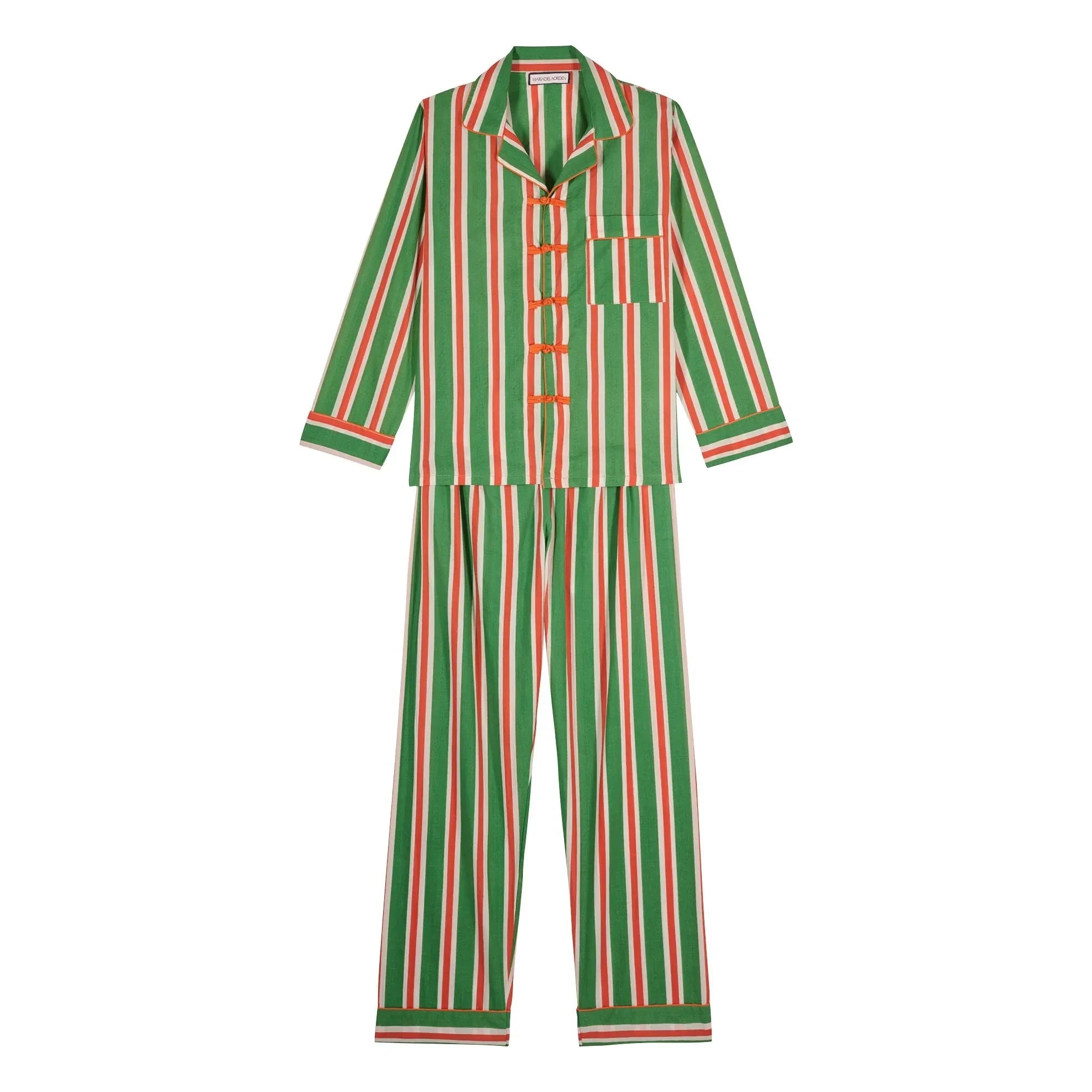 Maria de la Orden - Malo Çizgili Pijama | Turuncu