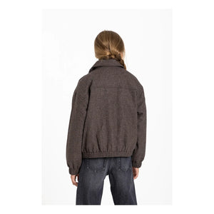 Finger in the nose - Sage Houndstooth Wolljacke | Braun