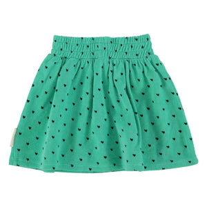 Piupiuchick - Organik Pamuklu Havlu Kalp Etek | Yeşil