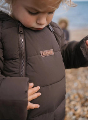 Töastie - Waterproof Faux Fur Hooded Cloud Jacket | Brown