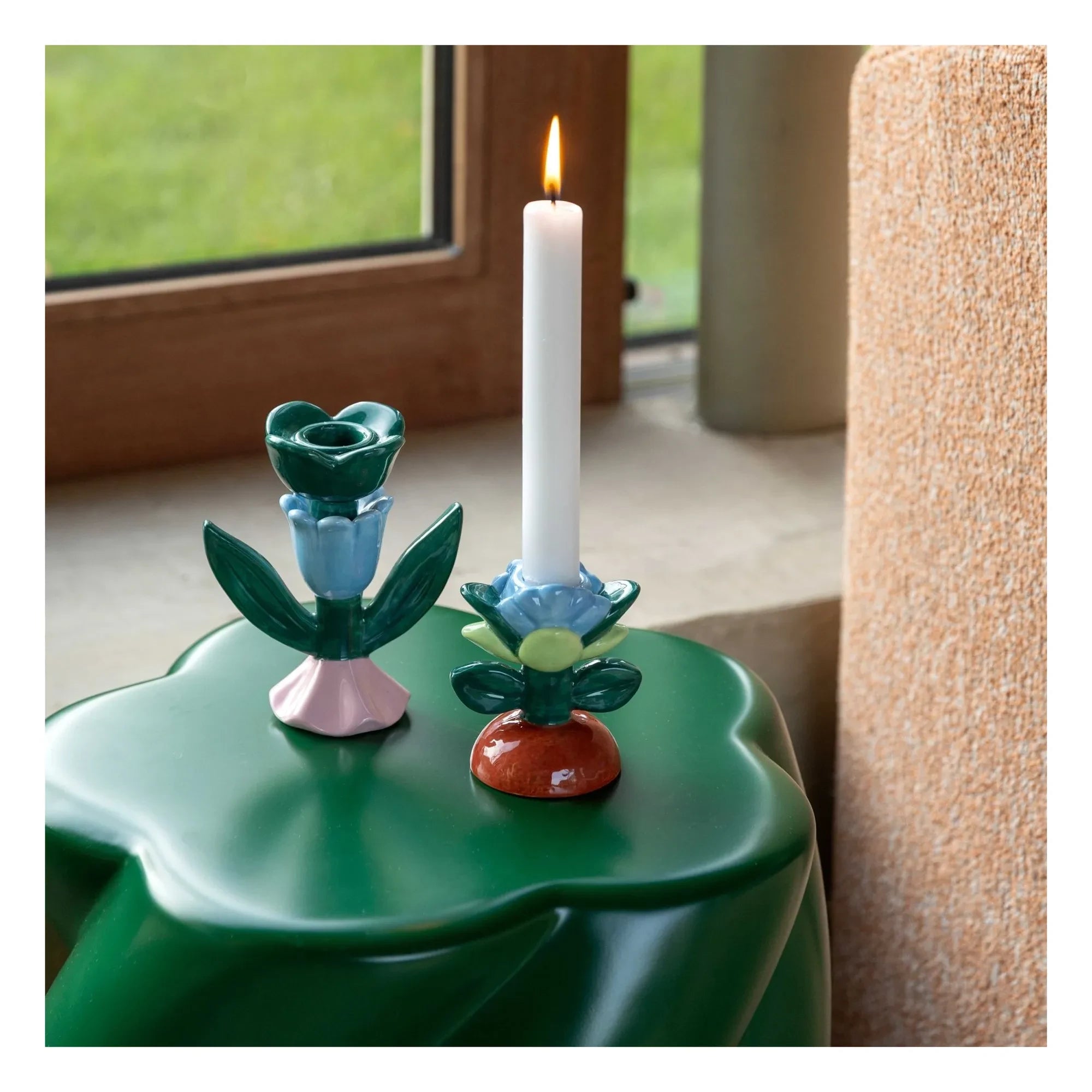 &Klevering - Blume Blumenkerzenhalter | Grün