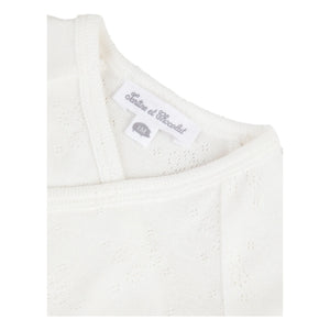 Tartine et Chocolat - Bio-Baumwolle Wickel-Pointelle Baby-Body | Ecru