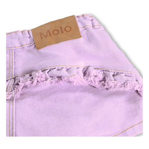 Molo - Shorts de mezclilla con volantes Agnetha | Morado