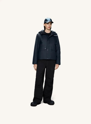 Rains - Nome Kısa Parka Mont W3T3 | Lacivert