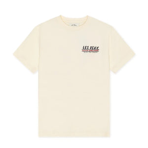Les Deux - Camiseta de algodón orgánico "Platines" de Les Deux | Marfil